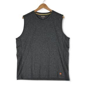 Bonobos Shirt XL‎ Slim Heather Gray Performance Tank Top Sleeveless Good Sport